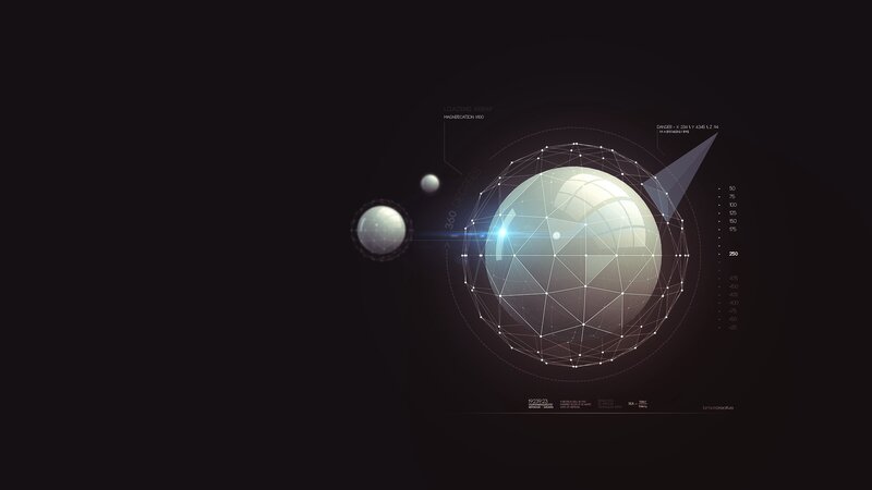 Digital Sphere with Nodes
