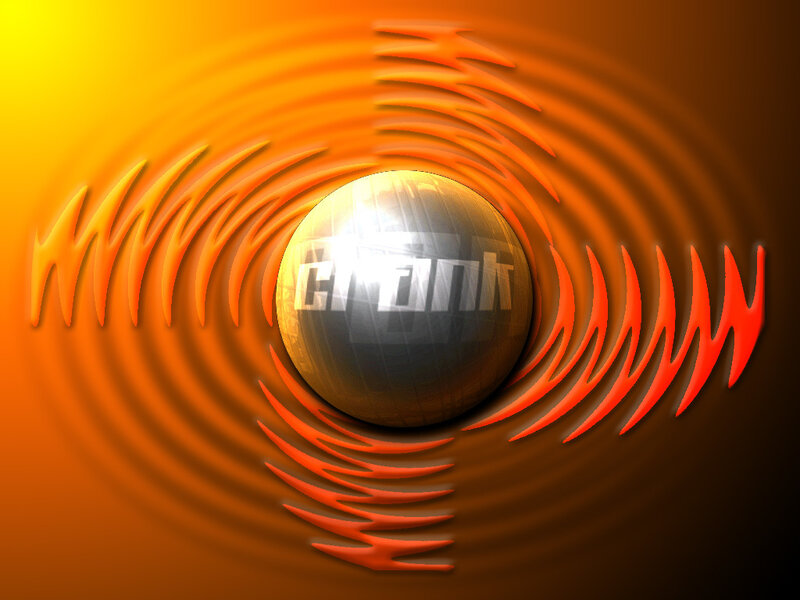 digital sphere with sound waves