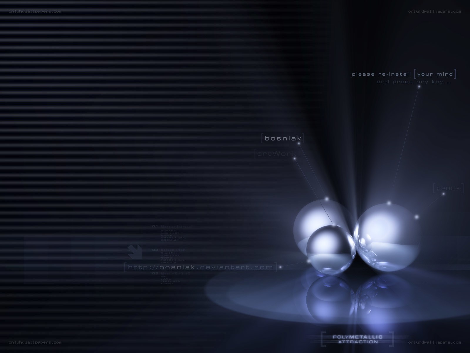 digital spheres with light beams