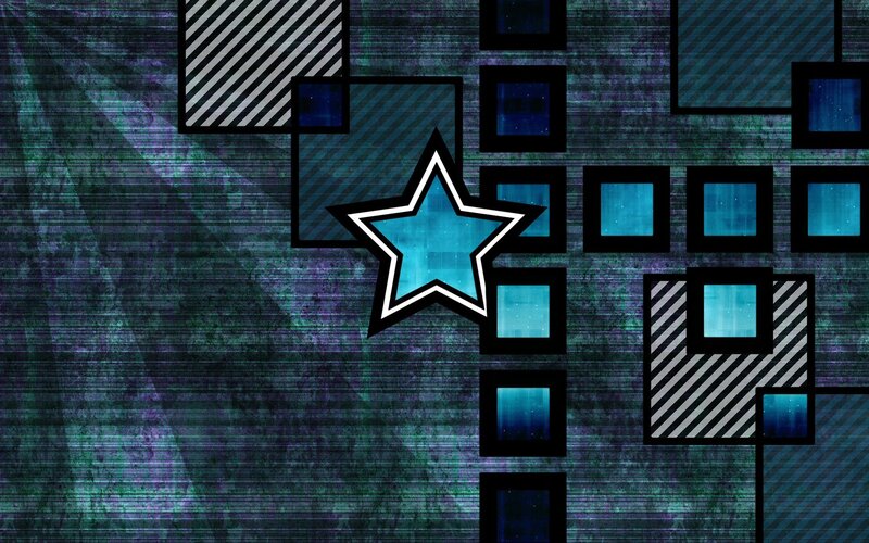 digital star pattern