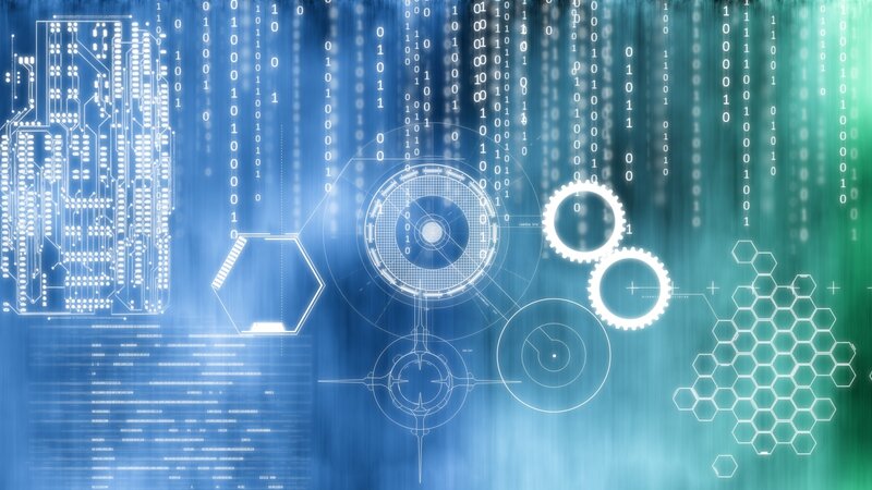 digital technology abstract background