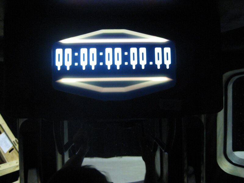 Digital Timer Display — Black