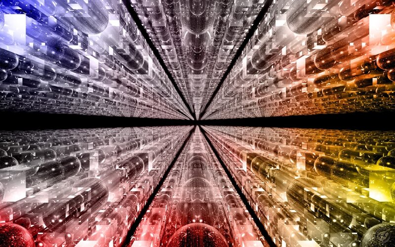 digital tunnel of capsules