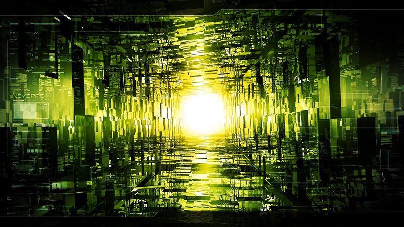 Digital Tunnel Structure — Green