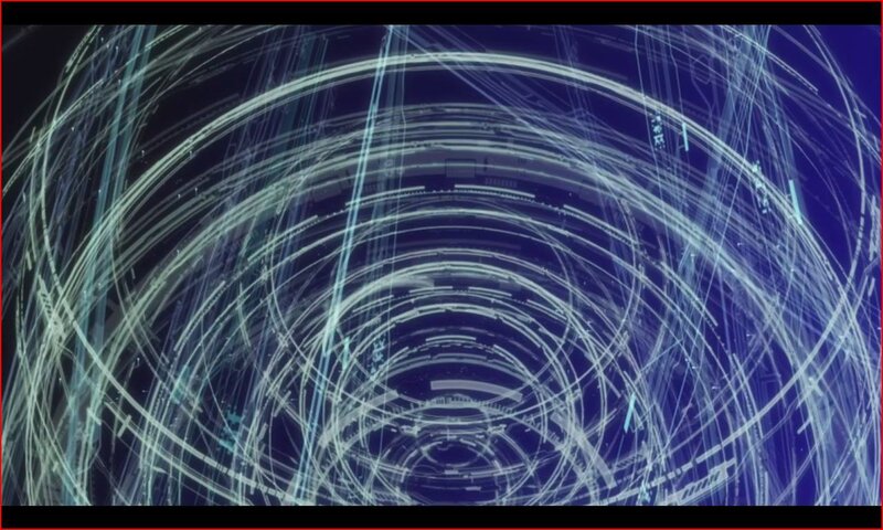 Digital Tunnel Visualization — Blue