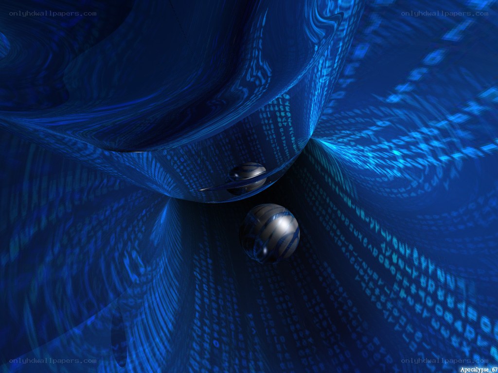 digital tunnel with spheres