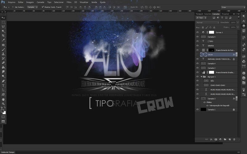 digital typography design in progress