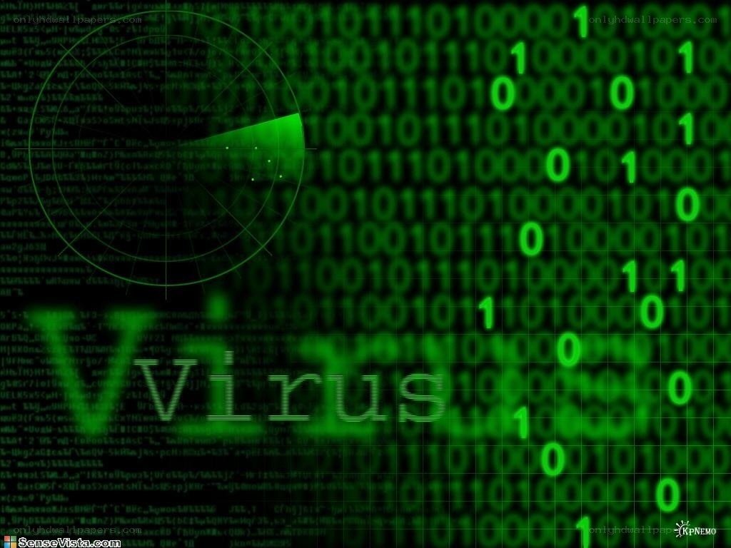 Digital virus concept