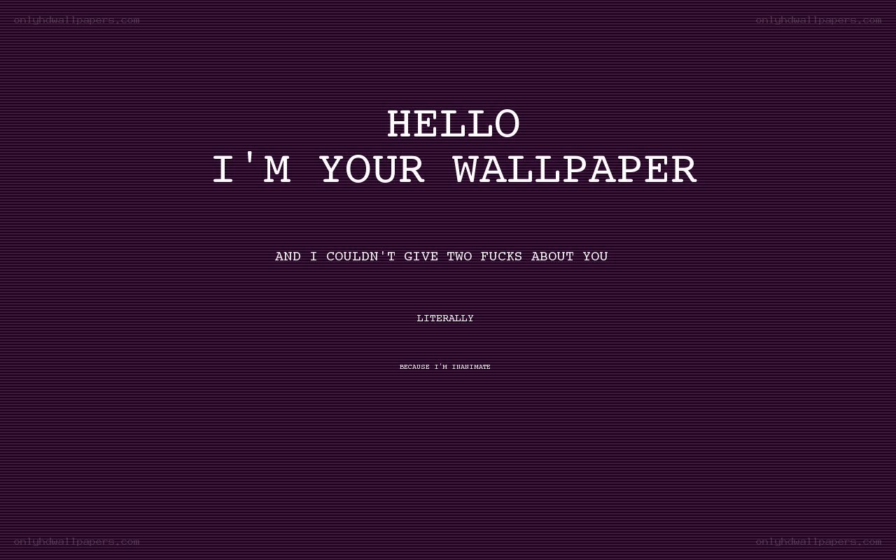 digital wallpaper with text