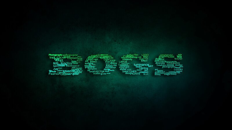 digital word cloud design