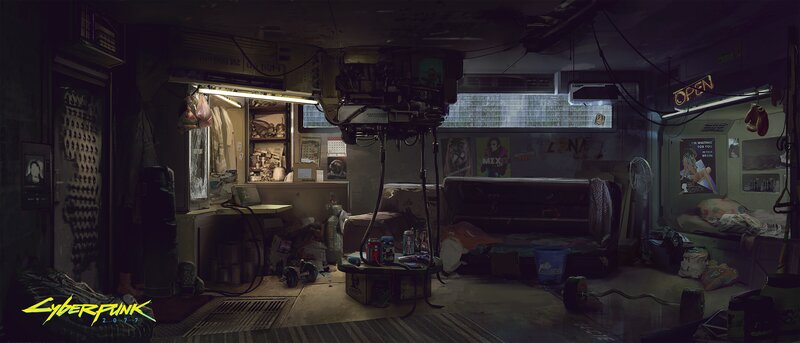 Dilapidated Room Interior