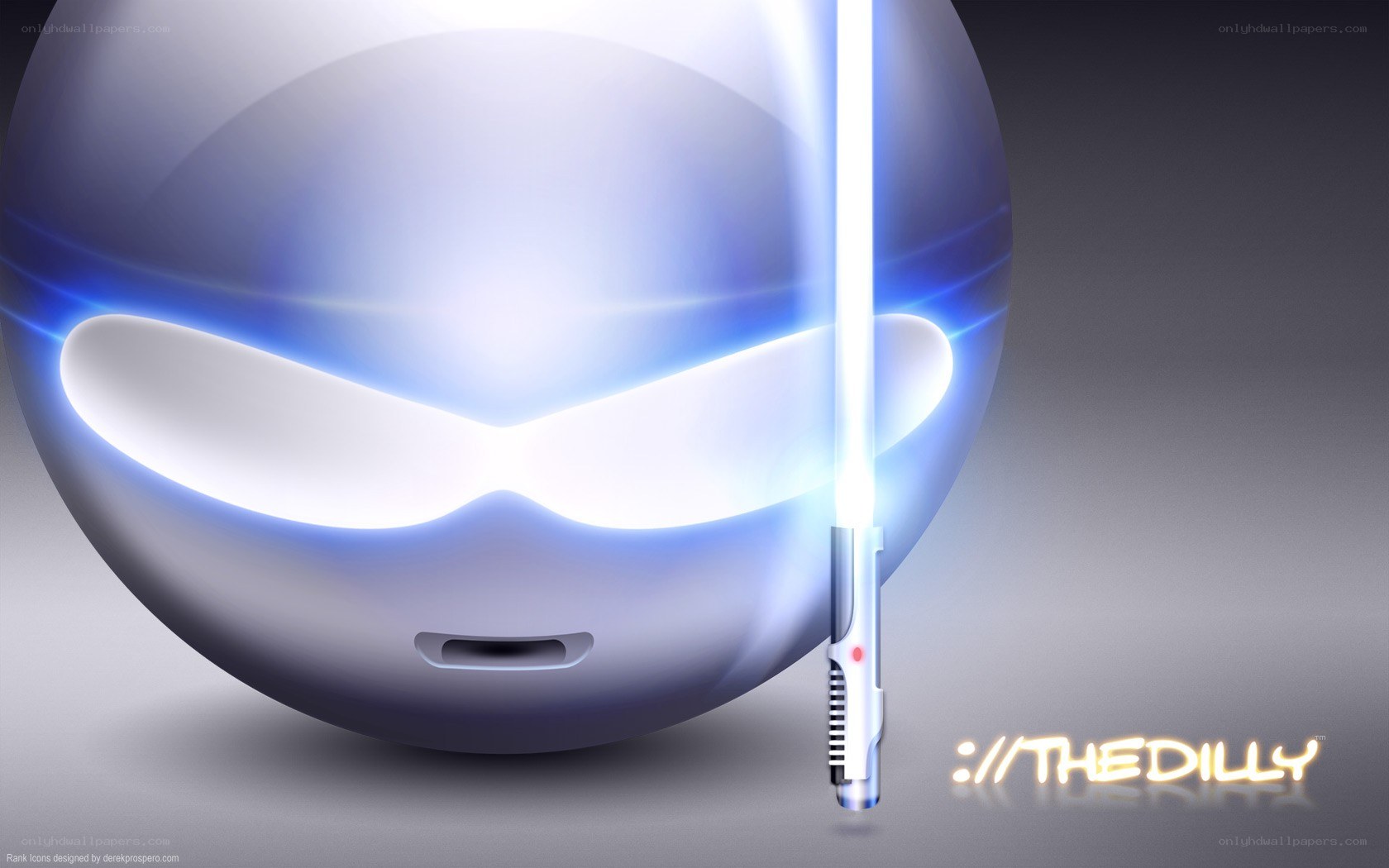 Dilly rank icon with lightsaber