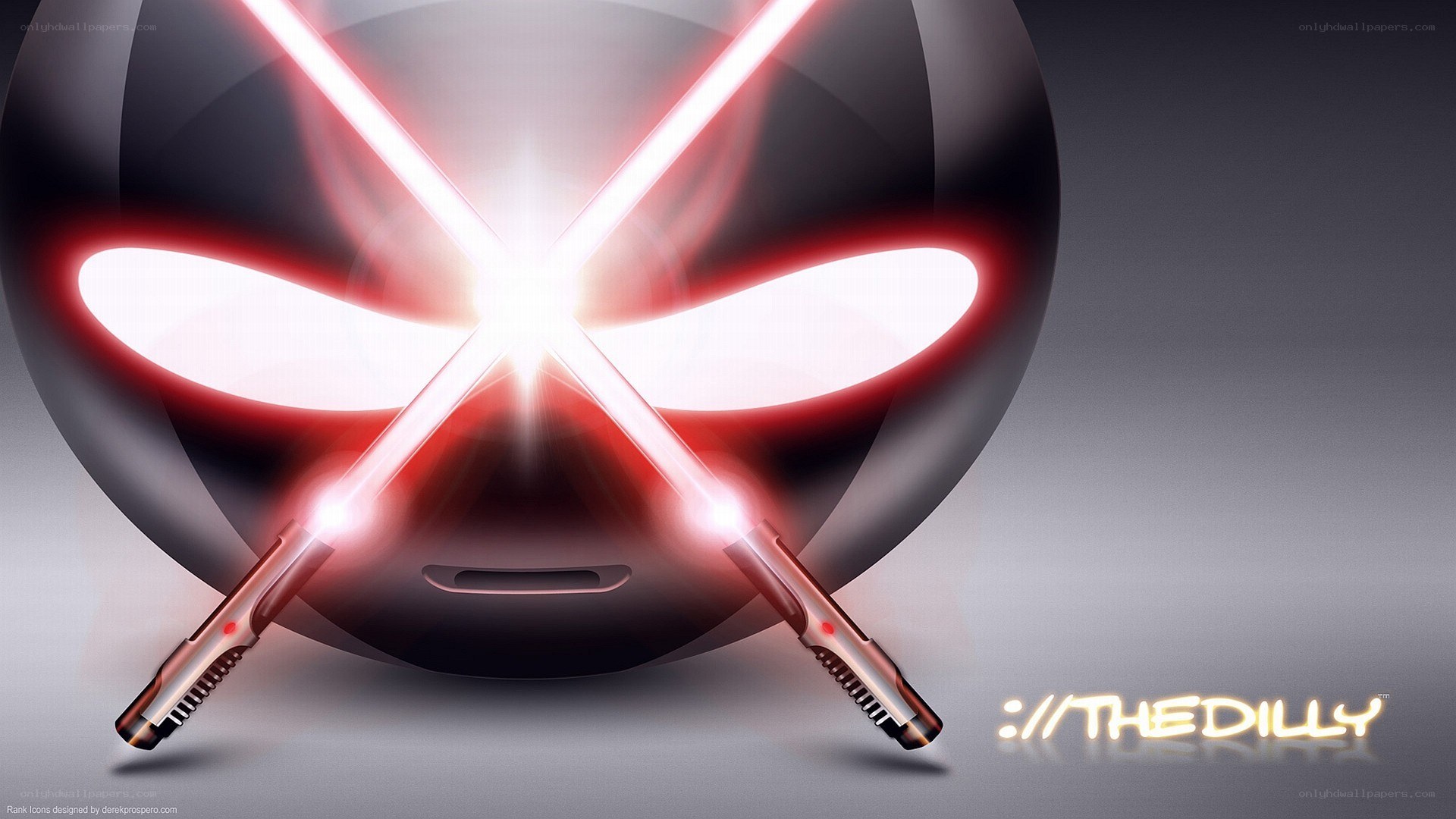 Dilly rank icon with lightsabers