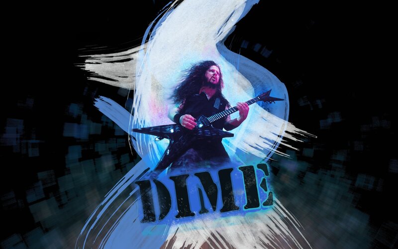 Dime guitarist in action