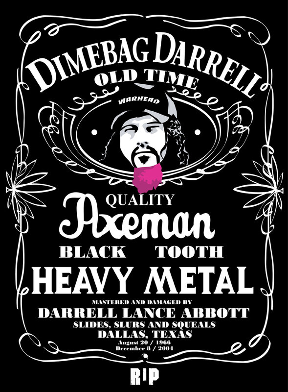 Dimebag Darrell tribute poster