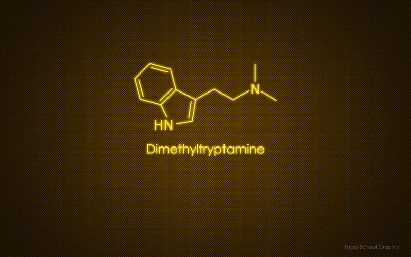Dimethyltryptamine Molecule
