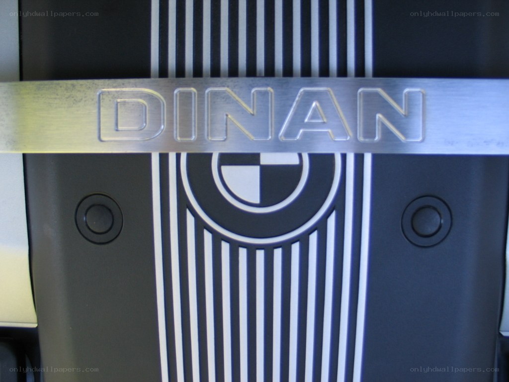 Dinan car badge close-up