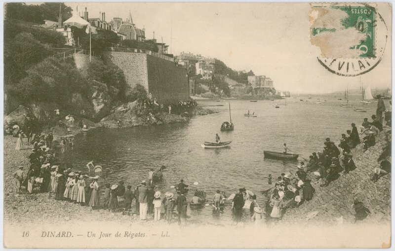 Dinard beach scene
