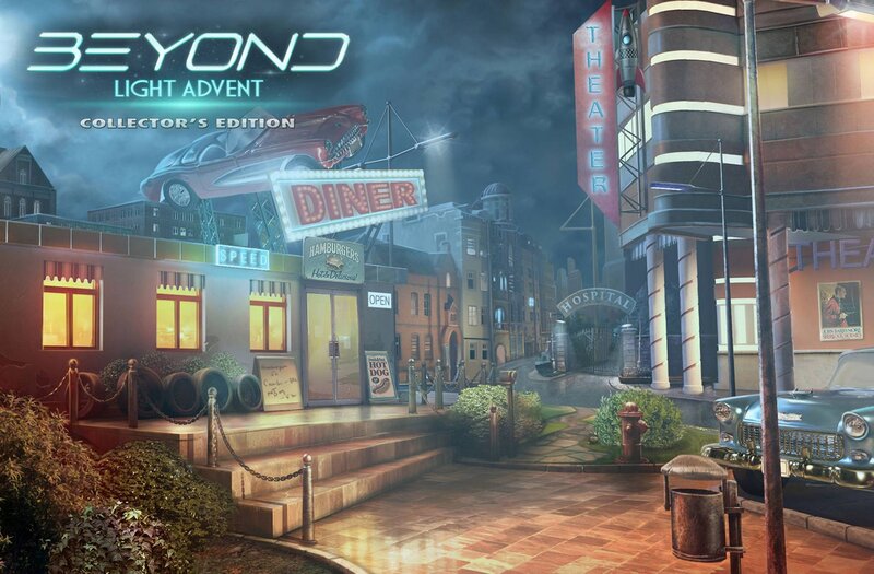 Diner and Theater at Night