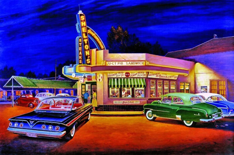 Diner at Night