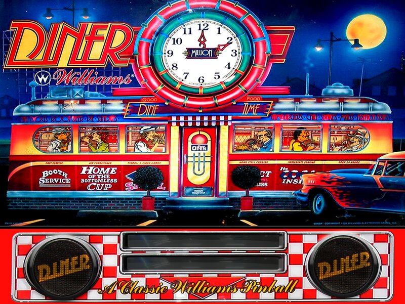 Diner Pinball Machine