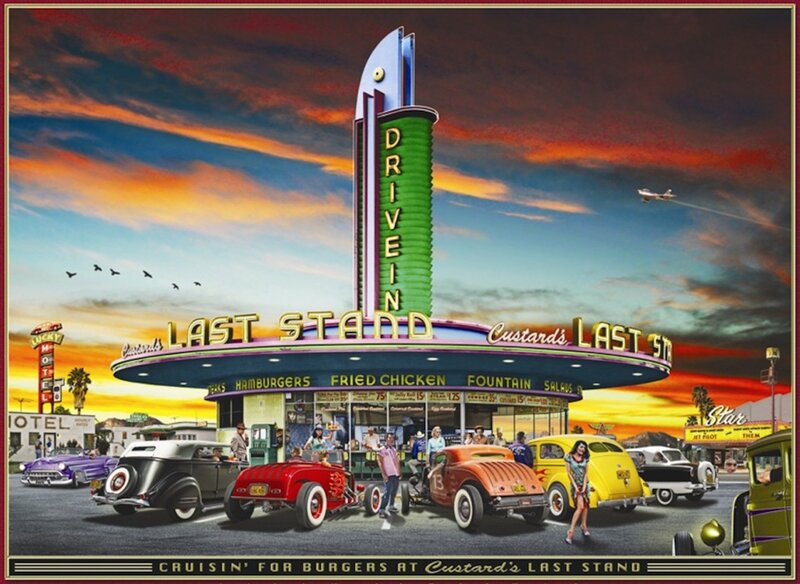 Diner with Classic Cars