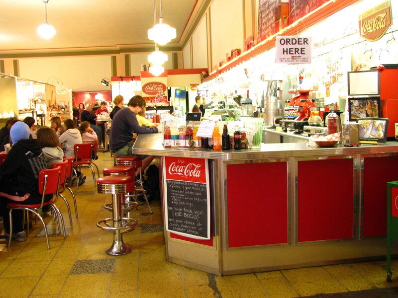 Diner with Customers