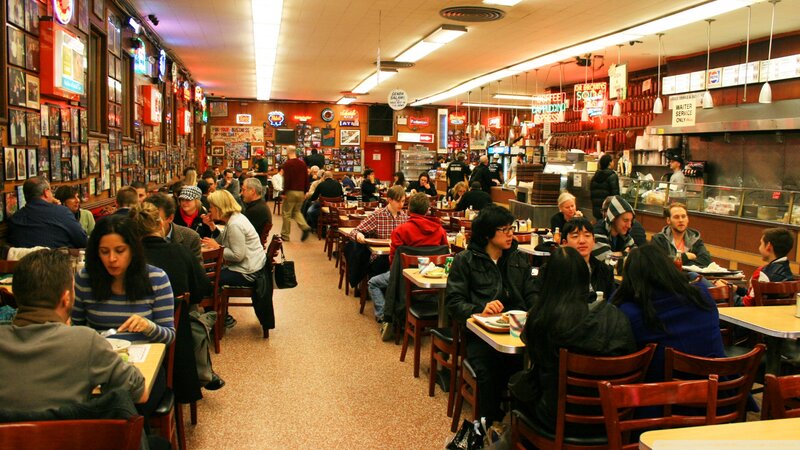 Diners in a Restaurant — Brown