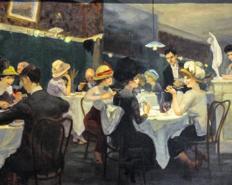 Diners in a Restaurant