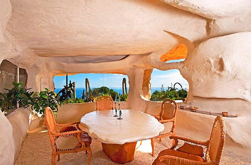 Dining Area in Cave House — Beige