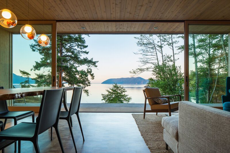 Dining Area with Lake View