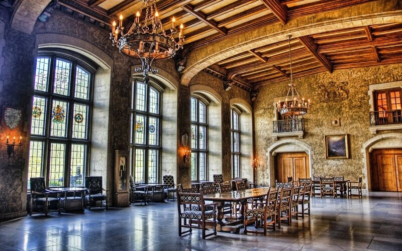 Dining Hall Interior — Brown, Grand