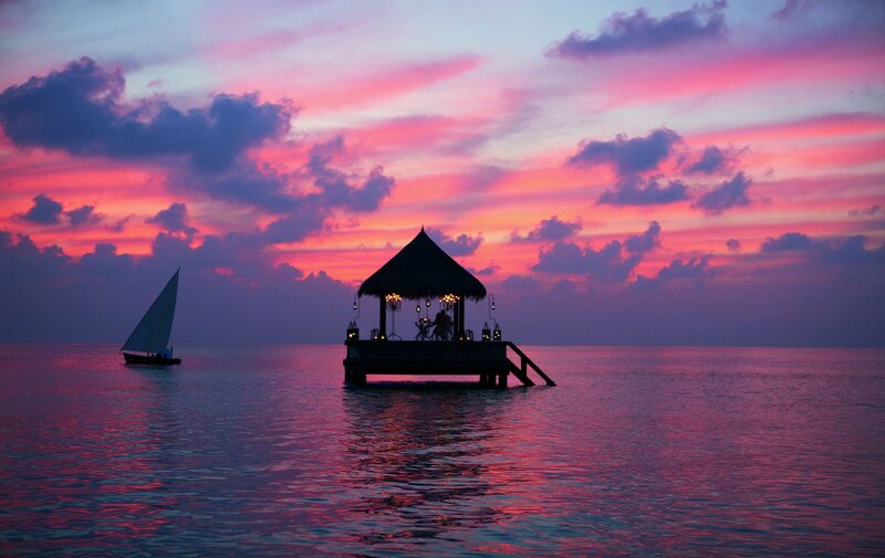 Dining Pavilion on Water