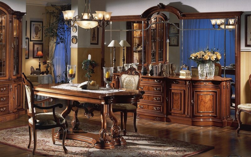 Dining Room Furniture Set — Brown, Formal, Night