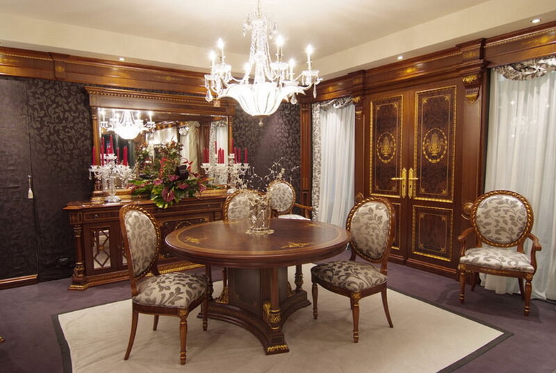 Dining Room Furniture Set — Brown, Formal