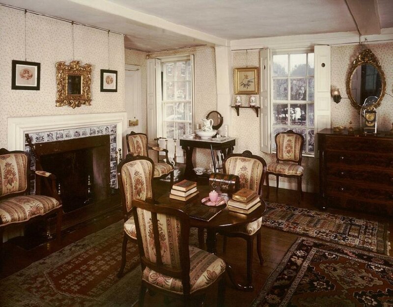 Dining Room Interior — Brown, Traditional