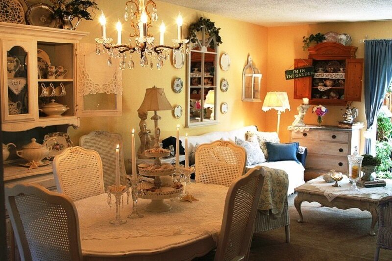 Dining Room Interior — Yellow