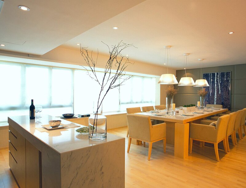 Dining Room with Kitchen Island