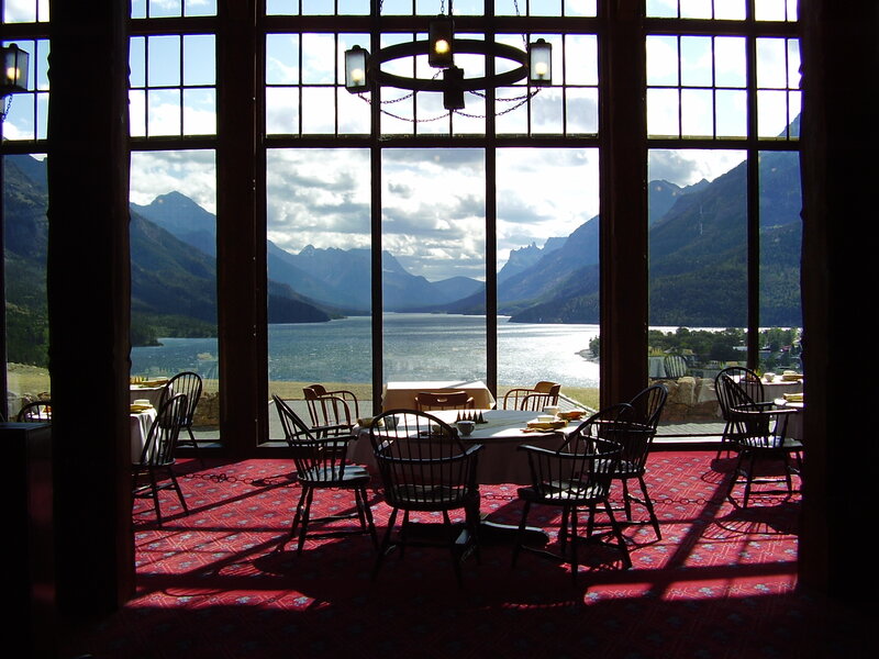 Dining Room with Mountain View