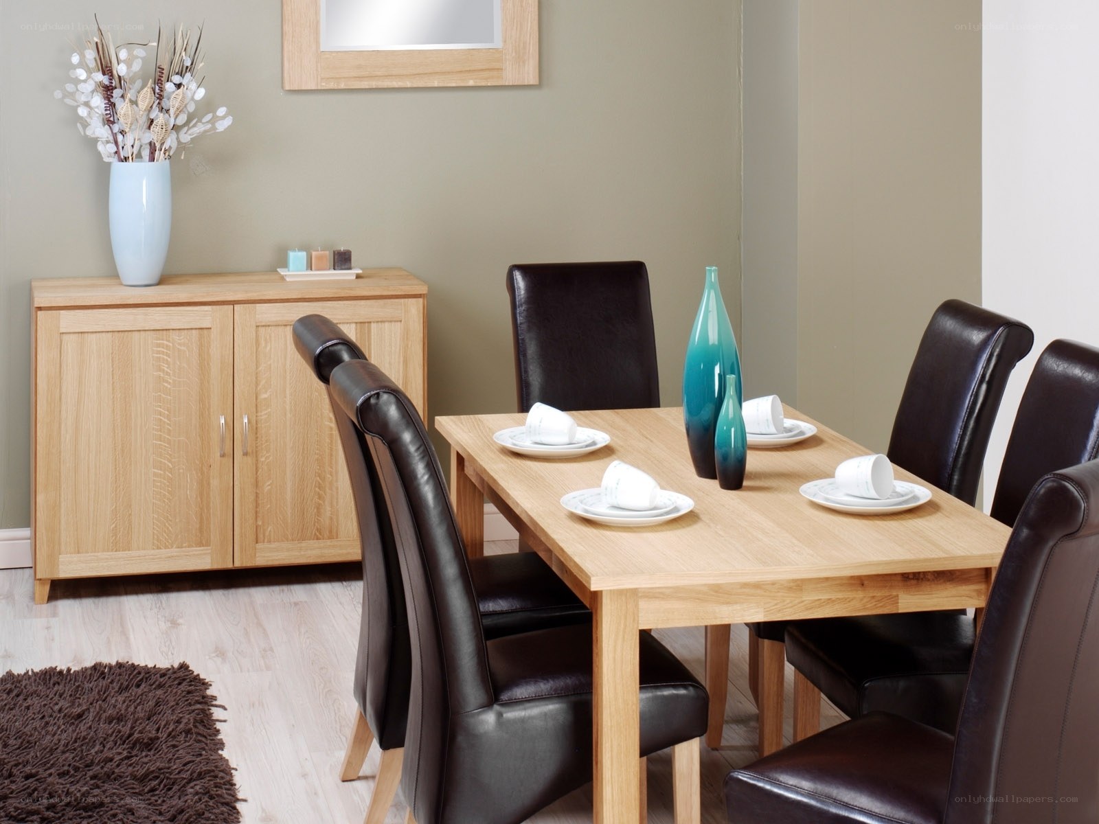 dining room with wooden table