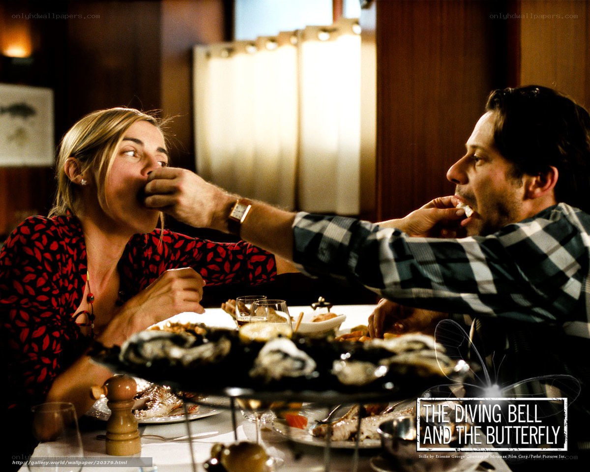 Dining scene from The Diving Bell and the Butterfly
