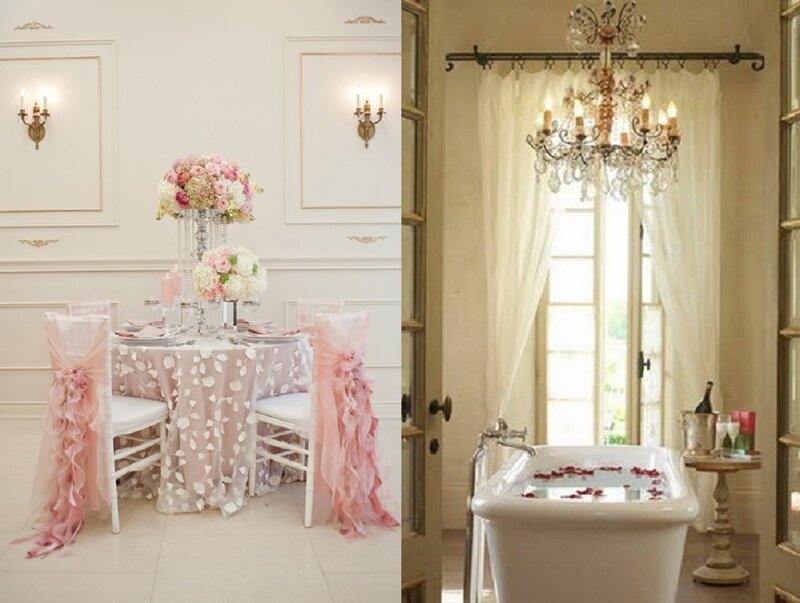 Dining Table and Bathtub