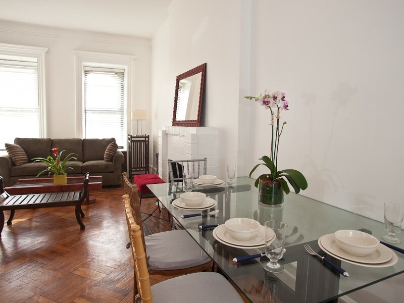 Dining Table in Living Room — White