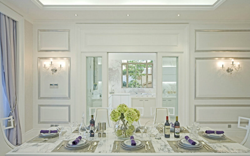Dining Table Setting — White
