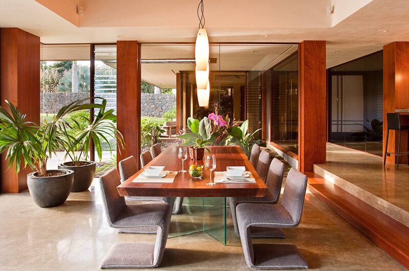 Dining Table with Chairs — Brown, Serene, Afternoon