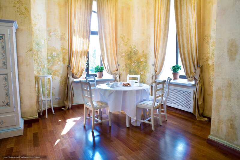 Dining Table with Chairs — Yellow, Serene, Morning
