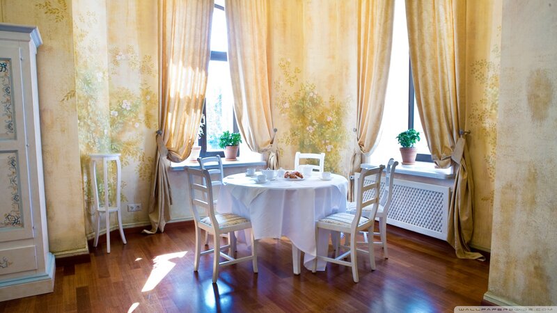Dining Table with Chairs — Yellow, Serene
