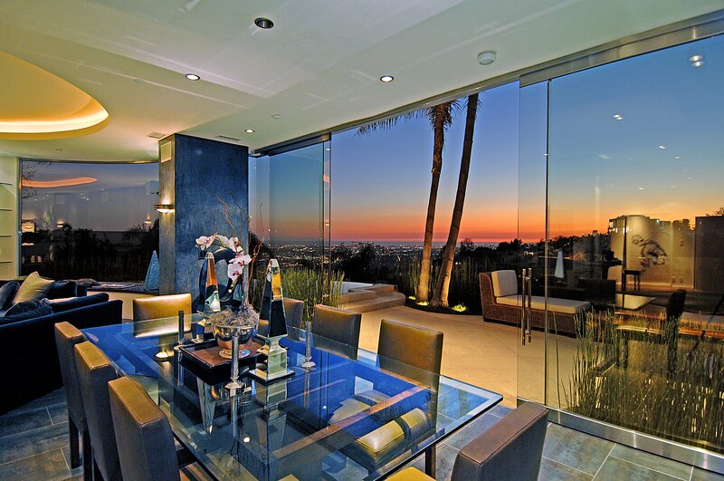 Dining Table with City View