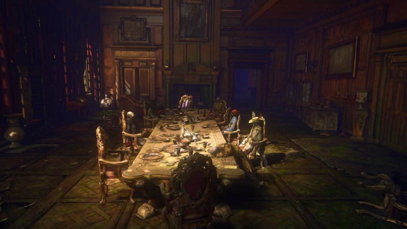 Dining Table with Figures