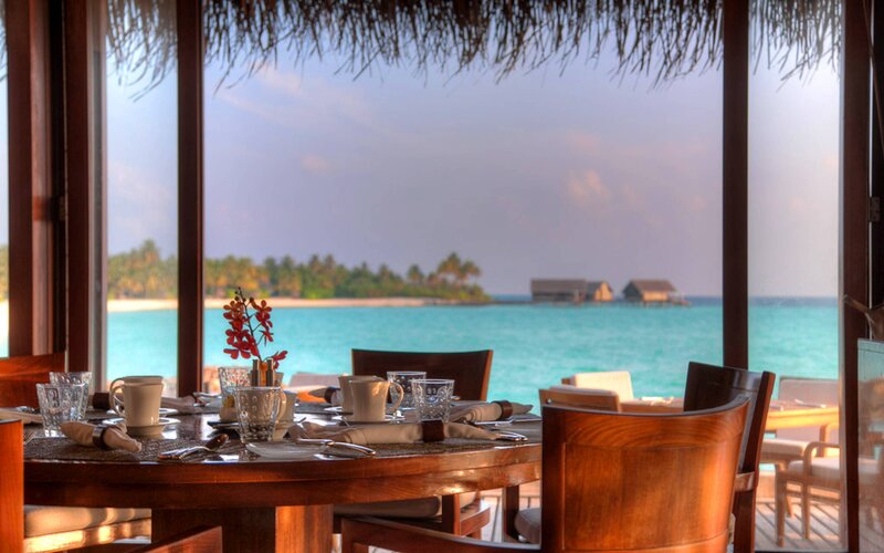 Dining Table with Ocean View — Blue, Serene